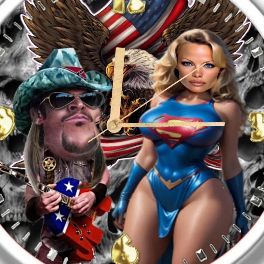 Kid Rocks Wonder Woman clock - Picture 2 of 3